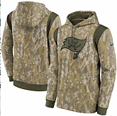 Men's Tampa Bay Buccaneers Nike Camo 2021 Salute To Service Therma Performance Pullover Hoodie,baseball caps,new era cap wholesale,wholesale hats